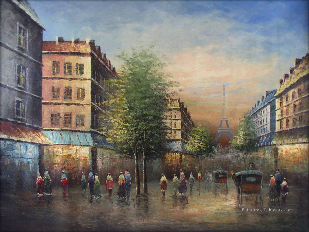 scènes de rue à Paris 87 Peintures à l'huile